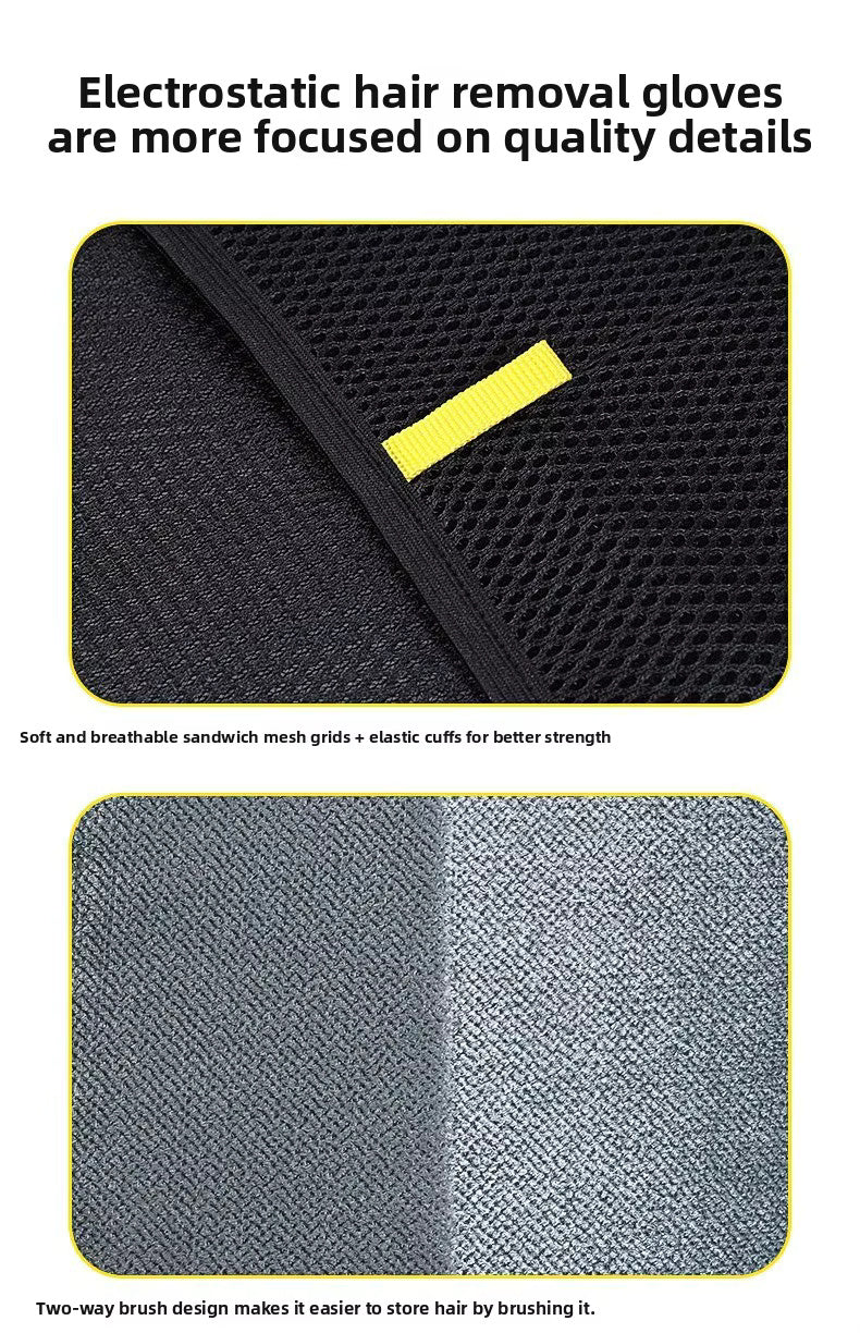 Electrostatic Pet Hair Remover Mitt
