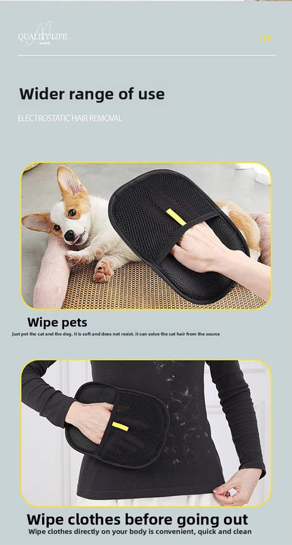 Electrostatic Pet Hair Remover Mitt