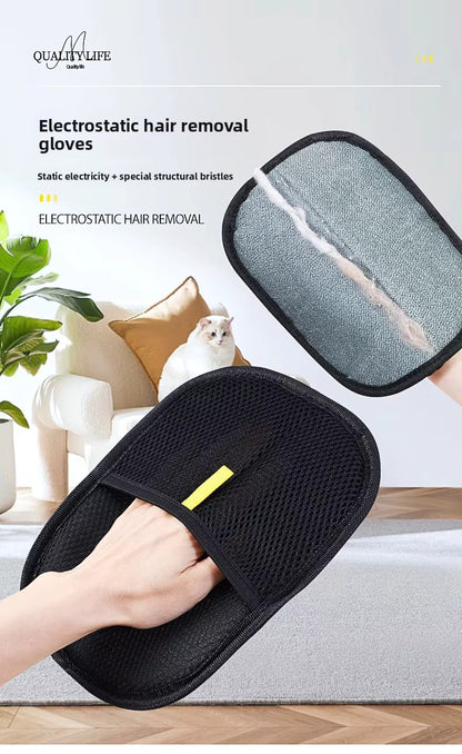 Electrostatic Pet Hair Remover Mitt